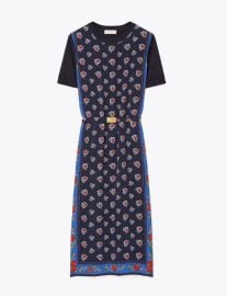 PRINTED SWEATER DRESS at Tory Burch