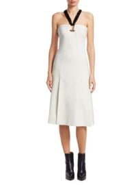 PROENZA SCHOULER - MACRAME HALTERNECK DRESS at Saks Fifth Avenue