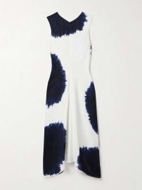 PROENZA SCHOULER Ella printed cady midi dress NET-A-PORTER at Net a Porter