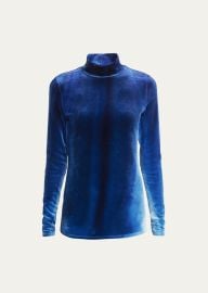 PROENZA SCHOULER Ombr stretch-velvet turtleneck top NET-A-PORTER at Net a Porter