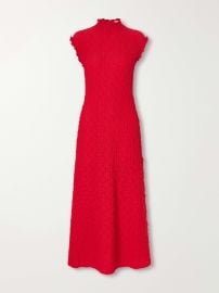 PROENZA SCHOULER WHITE LABEL Cleo cotton-blend jacquard midi dress at Net a Porter