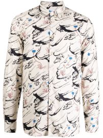 PS Paul Smith Chalk Cliffs long-sleeves Shirt - at Farfetch