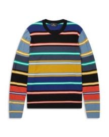 PS Paul Smith Merino Striped Pullover Crewneck Sweater Bloomingdales at Bloomingdales