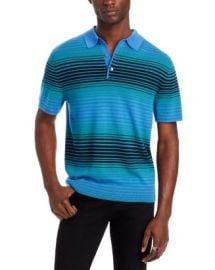 PS Paul Smith Merino Wool Stripe Sweater Knit Regular Fit Polo Shirt Bloomingdales at Bloomingdales
