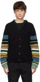 PS Paul Smith Stripe Print Cardigan at ssense