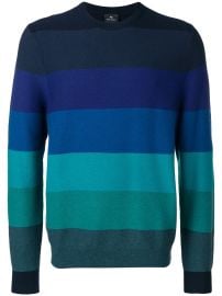 PS Paul Smith Striped Crew Neck Sweater - at Farfetch