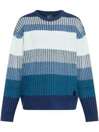 PS Paul Smith Striped Sweater Blue at Farfetch