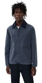 PS Paul Smith Washed Cotton Jacket Indigo L at Shopbop