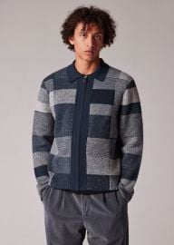 PS Paul Smith Zip Patchwork Cardigan at Paul Smith