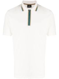 PS Paul Smith half-zip Cotton Polo Shirt - at Farfetch