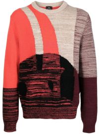 PS Paul Smith intarsia-knit long-sleeve Jumper - at Farfetch