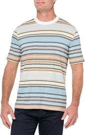 PS by Paul Smith Men39s Regular Fit Stripe T-shirt Goose Beak Large com at Amazon