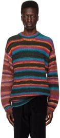 PS by Paul Smith Multicolor Space Dye Sweater SSENSE at Ssense