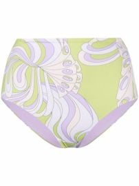 PUCCI Farfalle-print Bikini Bottoms - at Farfetch