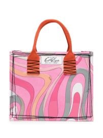 PUCCI Small Marmo-print Tote Bag Pink VN at Farfetch