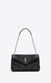 PUFFER Small CHAIN bag in quilted lambskin  Saint Laurent  YSLcom at Saint Laurent