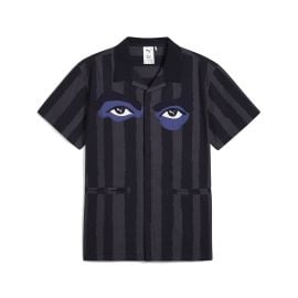 PUMA X KIDSUPER FACE SEERSUCKER SHIRT New Navynbsp-nbspKidSuper at Kidsuper