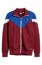 PUMA x Maison Kitsun Colorblock Track Jacket at Nordstrom