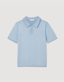 Pablo Short-sleeve knitted polo shirt - T-shirts Polos Paris at Sandro