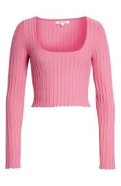 PacSun Candy Split Sleeve Sweater in Pink  at Nordstrom