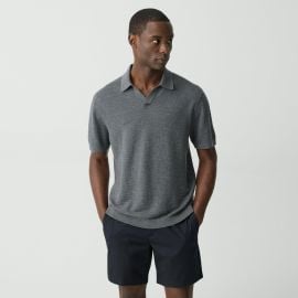 Pacific Linen Brenan Polo Shirt at Theory