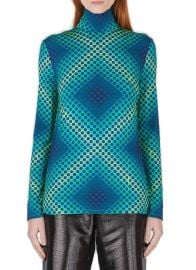 Paco Rabanne Illusion Mockneck Top  at Cettire