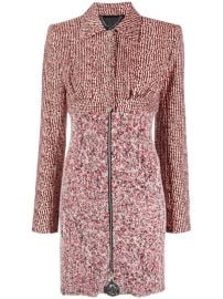 Paco Rabanne two-tone Tweed Coat - at Farfetch