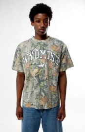 Pacsun Wyoming Camo Cotton T Shirt at PacSun