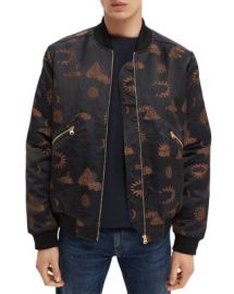 Padded Jacquard Bomber Jacket Scotch and Soda at Bloomingdales