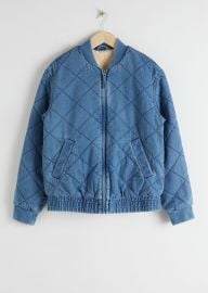 Padded Organic Cotton Denim Jacket at & Other Stories