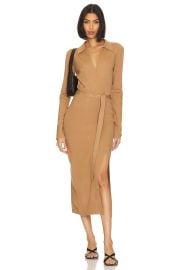 Paige Carmen Belted Long Sleeve Sweater Dress at Revolve