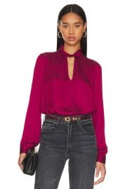 Paige Ceres Blouse in Mulberry at Revolve