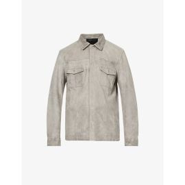 Paige Darrin relaxed fit leather overshirt at Selfridges