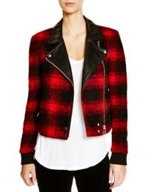 Paige Denim Plaid Moto Jacket - 100 Bloomingdaleand039s Exclusive at Bloomingdales