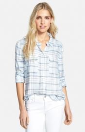 Paige Denim and39Trudyand39 Oversized Button Front Shirt at Nordstrom