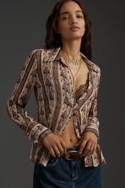Paige Desano Buttondown Blouse at Anthropologie
