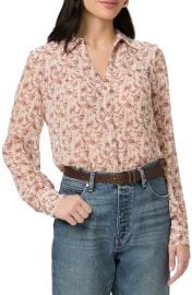 Paige Gardener Floral Silk Blouse in Cream Flagstone at Nordstrom Rack