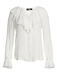 Paige Jeans - Caprina Ruffle Blouse at Saks Fifth Avenue