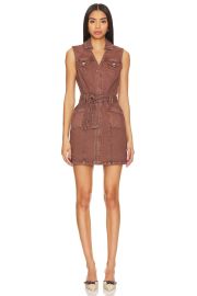 Paige Kelsee Dress in Vintage Brunette at Revolve