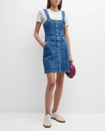 Paige Maddy Denim Minidress at Neiman Marcus