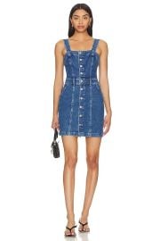 Paige Maddy Denim Minidress at Revolve