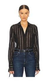 Paige Sosa Blouse In Black at Revolve