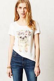 Painted Pug Tee at Anthropologie