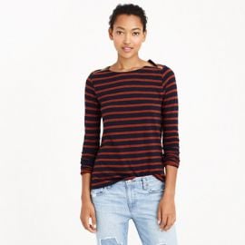 Painter tee with zips at J. Crew