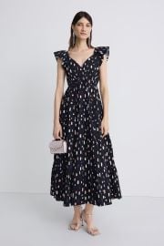 Painterly Strokes Flutter Sleeve Dress by kate spade new york Rent the Runway at Rent the Runway
