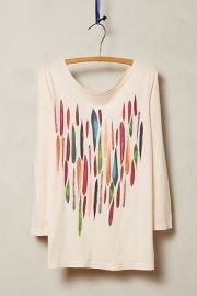 Painterly Tee at Anthropologie