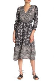 Paisley & Floral Wrap Dress at Nordstrom Rack