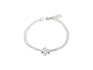 Paisley Charm Double Chain Bracelet at Jess Kay Designs