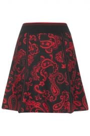 Paisley Jacquard Skirt at Topshop