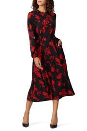 Paisley Jersey Bow Dress by Tory Burch for 66 at Rent the Runway